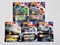 HOT WHEELS: Five 1:64 scale Hot Wheels models from the 'Car Culture Dragstrip Demons', all with original packaging [Location: Sydney]