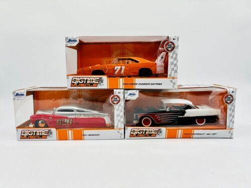 268 · BIG TIME MUSCLE: Three 1:24 scale models by Big Time Muscle/Jada, all with original packaging [Location: Sydney]