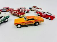 DRAG CARS: Eight 1:64 scale unboxed models by Johnny Lightning, Jada and Hot Wheels [Location: Sydney] - 4