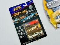 DRAG CARS: Five 1:64 scale models Johnny Lightning, M2 Machines, Muscle Machines and Big Time Muscle/Jada [Location: Sydney] - 3