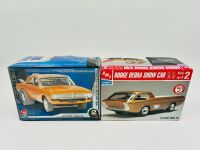 MODEL KITS: Two AMT 1:25 scale model kits including a Hemi Hunter Mopar Street racer and a Dodge Deora Show Car [Location: Sydney]