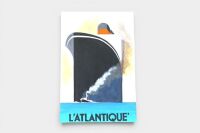 SS L'ATLANTIQUE: A modern oil on canvas Art-Deco style advertisement for the 1930s SS L'Atlantique French ocean liner by renowned Australian artist Terry Lawrie
