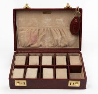 A leather storage box designed to hold ten watches, by Ceancarel - 2