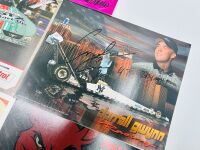 DRAG RACING: Ten flyers signed by various American drag racing drivers plus four unsigned flyers [Location: Sydney] - 9