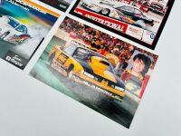 DRAG RACING: Ten flyers signed by various American drag racing drivers plus four unsigned flyers [Location: Sydney] - 13