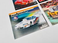DRAG RACING: Ten flyers signed by various American drag racing drivers plus four unsigned flyers [Location: Sydney] - 16