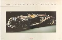 MERCEDES-BENZ: A group of three images, including a framed print of a 38/250 SS, 30cm x 20cm, a 540K Special Roadster, 33cm x 43cm and a 1936 500K Special Roadster on board, 76cm x 50cm - 2
