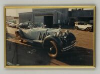 MERCEDES-BENZ: A group of three images, including a framed print of a 38/250 SS, 30cm x 20cm, a 540K Special Roadster, 33cm x 43cm and a 1936 500K Special Roadster on board, 76cm x 50cm - 4
