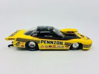 PONTIAC: A 1:24 scale model by Racing Champions of Mike Thomas's Pennzoil Route 66 Pontiac Firebird Pro Stock Car [Location: Sydney] - 2