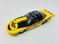 PONTIAC: A 1:24 scale model by Racing Champions of Mike Thomas's Pennzoil Route 66 Pontiac Firebird Pro Stock Car [Location: Sydney] - 4