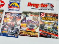 AUSTRALIAN DRAG RACING: A large group of Australian drag racing items including signed flyers, stickers and event programmes [Location: Sydney] - 8
