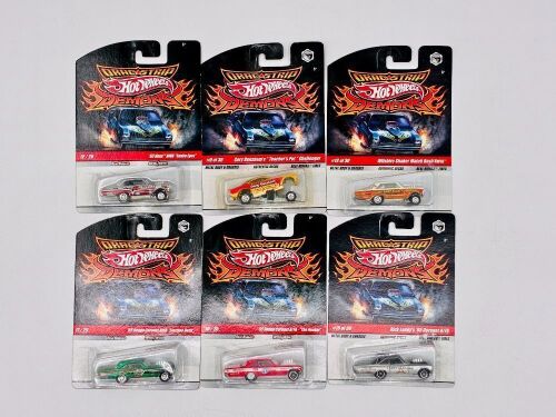 292 · HOT WHEELS: Six 1:64 scale Hot Wheels models from the 'Drag Strip Demons' series, all with original packaging [Location: Sydney]