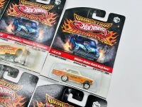 HOT WHEELS: Six 1:64 scale Hot Wheels models from the 'Drag Strip Demons' series, all with original packaging [Location: Sydney] - 2
