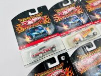 HOT WHEELS: Six 1:64 scale Hot Wheels models from the 'Drag Strip Demons' series, all with original packaging [Location: Sydney] - 6