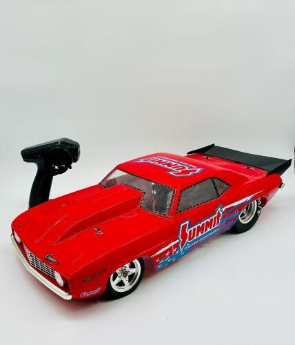 CHEVROLET CAMARO: A large 1:10 scale 1969 Camaro RC car by Losi, together with three Camaro posters [Location: Sydney]