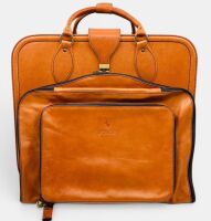 FERRARI F355: A partial set of Schedoni fitted luggage in cuioi leather