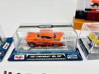 GASSERS: Five 1:64 scale Gasser models including two M2 models and three Maisto models, together with a badge and six stickers [Location: Sydney] - 6