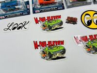 GASSERS: Five 1:64 scale Gasser models including two M2 models and three Maisto models, together with a badge and six stickers [Location: Sydney] - 9
