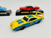 STOCK CARS: Four 1:43 scale models by Legends of Racing including a Dodge Daytona, a Hudson Hornet and two models of the Ford Galaxie [Location: Sydney] - 2