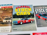 STOCK CARS: Four books on early stock car racing, together with a framed photo and two stickers [Location: Sydney] - 3