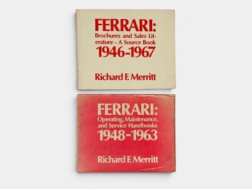 124 · FERRARI: A pair of softcover books by Richard F. Merritt