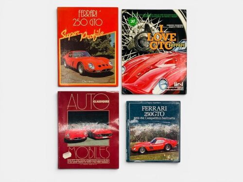 FERRARI: A group of books relating to the 250 GTO