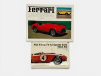 FERRARI: A pair of books including "Ferrari: The Early Spyders & Competition Roadsters" by Dean Batchelor and "The Ferrari V-12 Sports Cars 1946-1956" by Anthony Pritchard