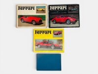 FERRARI: A series of three softcover books by Dean Batchelor, plus one hardcover book by Anthony Pritchard