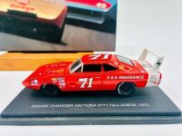 DODGE DAYTONA: Two 1:43 scale models of the Dodge Daytona by Universal Hobbies, together with a hardcover book 'Supercars: The Story of the Dodge Charger Daytona and Plymouth Superbird' by Frank Moriarty [Location: Sydney] - 7