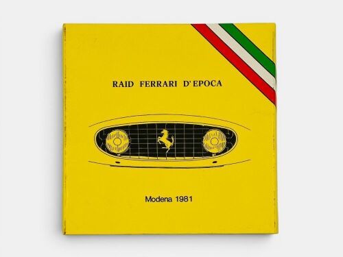 112 · RAID FERRARI D'EPOCA MODENA 1981: A hardcover book