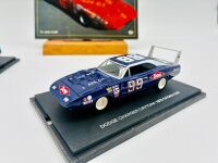 DODGE DAYTONA: Two 1:43 scale models of the Dodge Daytona by Universal Hobbies with display cases, together with a softcover book 'Chrysler, Plymouth & Dodge Stock Cars' by Dr. John Craft [Location: Sydney] - 5