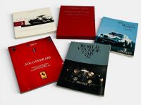 FERRARI: A group of five miscellaneous auction catalogues from Orion, Christie's and Brooks