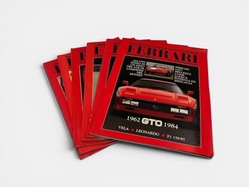 146 · FERRARI: A collection of six issues of Ferrari Italian Style magazine from Vol. 1 Nos. 1-4 and Vol. 2 Nos. 2 & 3 covering the period 1985-1986