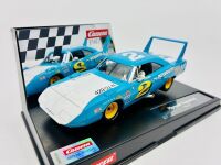 PLYMOUTH SUPERBIRD: A 1:32 scale Plymouth Superbird slot car by Carrera Digital with original display case [Location: Sydney] - 2