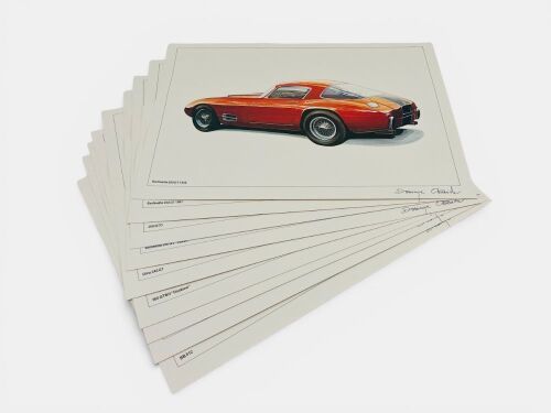158 · FERRARI: A portfolio of 10 prints by Dominique Obéniche by Editions Daniel Briand, in original case