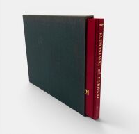 KLEMENTASKI & FERRARI: A limited edition leather bound slipcased hardcover book by Louis Klementaski, signed by the author