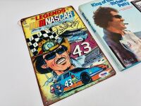 RICHARD PETTY: A group of Richard Petty items including a copy of 'King of the Road', signed by Richard Petty himself [Location: Sydney] - 20