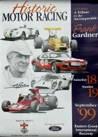 AMAROO PARK: A framed poster of the 1991 Historic Car Racing meet, 46cm x 68cm - 3