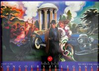 PEBBLE BEACH: A collection of three unframed posters for the Concours d'Elegance in 1986 (2) and 1990 - 2