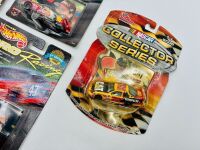 NASCAR: Seven 1:64 scale Nascar models from the 1990s and early 2000's by Racing Champions and Hot Wheels, all in original packaging [Location: Sydney] - 7