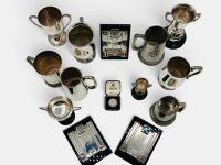 TROPHIES: The Collins Family Trophy Collection, consisting of a large group of trophies and plaques awarded to former Ferrari Grand Prix driver Peter Collins and his father Pat Collins - 2