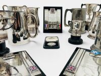 TROPHIES: The Collins Family Trophy Collection, consisting of a large group of trophies and plaques awarded to former Ferrari Grand Prix driver Peter Collins and his father Pat Collins - 6