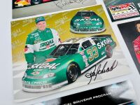 NASCAR: Three signed flyers including one by Richard Petty together with four event programmes and one badge [Location: Sydney] - 4