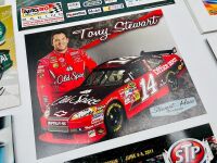 NASCAR: Three signed flyers including one by Richard Petty together with four event programmes and one badge [Location: Sydney] - 9