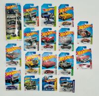 HOT WHEELS: A group of 21 1:64 scale Hot Wheels drag car models [Location: Sydney]