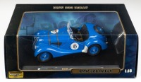 BMW: A Ricko 1:18 scale BMW 328 model, in rally trim, product model number 32133