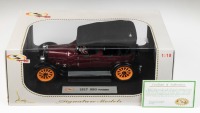REO: A Signature models 1:18 scale 1917 REO touring model, a unique piece that was released by the Crawford Museum in Ohio, product model number 18105