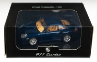 PORSCHE: A Bburago 1:18 scale Porsche 911 turbo model, in an official Porsche released box, product model number WAP 021 015 10