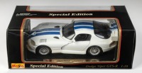 DODGE: A Maisto 1:18 scale 1997 Dodge Viper GTS-R 59 model, product model number 31845