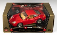 PORSCHE: A Bburago 1:18 scale 1997 Porsche 911 Carrera model, product model number 3385